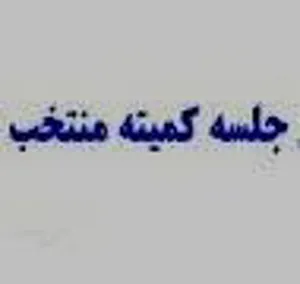 برگزاری جلسه کمیته منتخب دانشکده