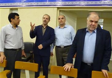 حضور جناب آقایان دکتر فتح الهی و مهندس صالحی در دانشکده