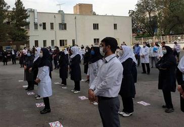 مشارکت فعال منتورهای دانشکده در کمپین همه با هم برای هم تا مهار کرونا 