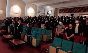 مراسم اختتامیه راهیان نور دانشگاه در تالار علامه طباطبائی دانشکده برگزار گردید