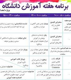 اعلام برنامه کنگره «هفته آموزش دانشگاه علوم پزشکی تهران»