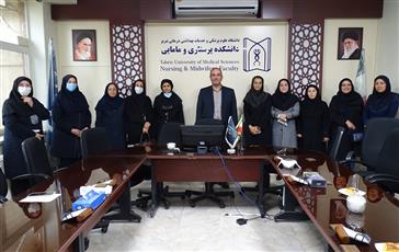 جلسه پرسش و پاسخ هیئت رئیسه دانشکده با اعضای گروه آموزشی مامایی