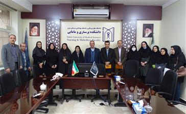 بازدید اعضای تیم ارزیابی بیرونی اعتباربخشی گروه پرستاری وزارت بهداشت از دانشکده