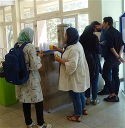 برپایی ایستگاه شربت و شیرینی بمناسبت بزرگداشت دهه امامت و ولایت