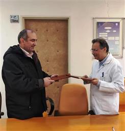 امضای تفاهم نامه همکاری بین دانشکده با این مرکز با مرکز آموزشی درمانی امام رضا