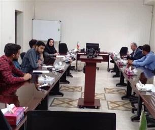 برگزاری جلسه ریاست و معاونت فرهنگی دانشجویی دانشکده با اعضای بسیج دانشجویی