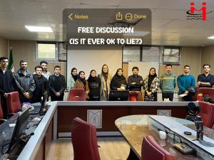 برنامه‌ی جذاب و آموزنده‌ی Free Discussion با موضوع”?Is It Ever OK to Say Lie”